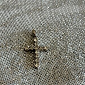 Nordstrom Silver Crystal Cross